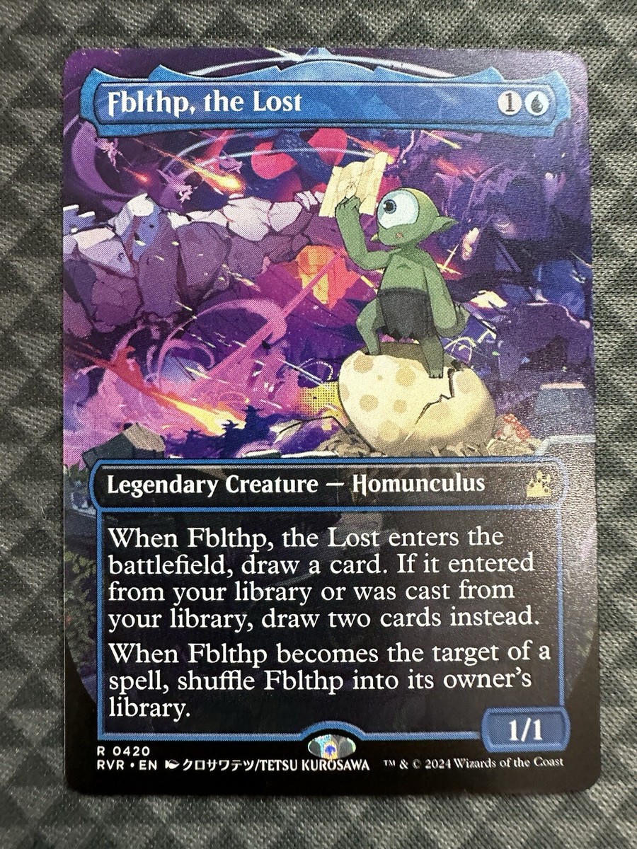 MTG Fblthp, the Lost #0420 Anime Borderless Rare Ravnica