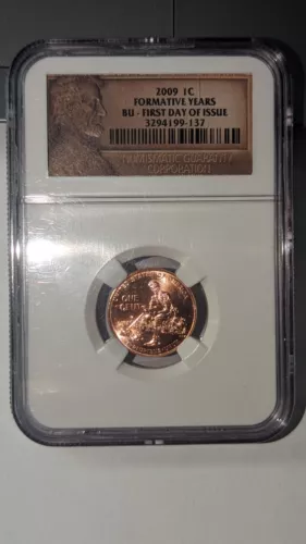 2009 ~ 1C FORMATIVE YEARS (BU) FIRST DAY of ISSUE ~ GRADED MS 65 BY NGC!(#52)