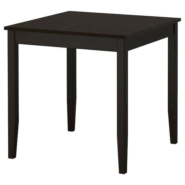 Ikea Lerhamn Table Black Brown 29 1 8 X Solid Pine