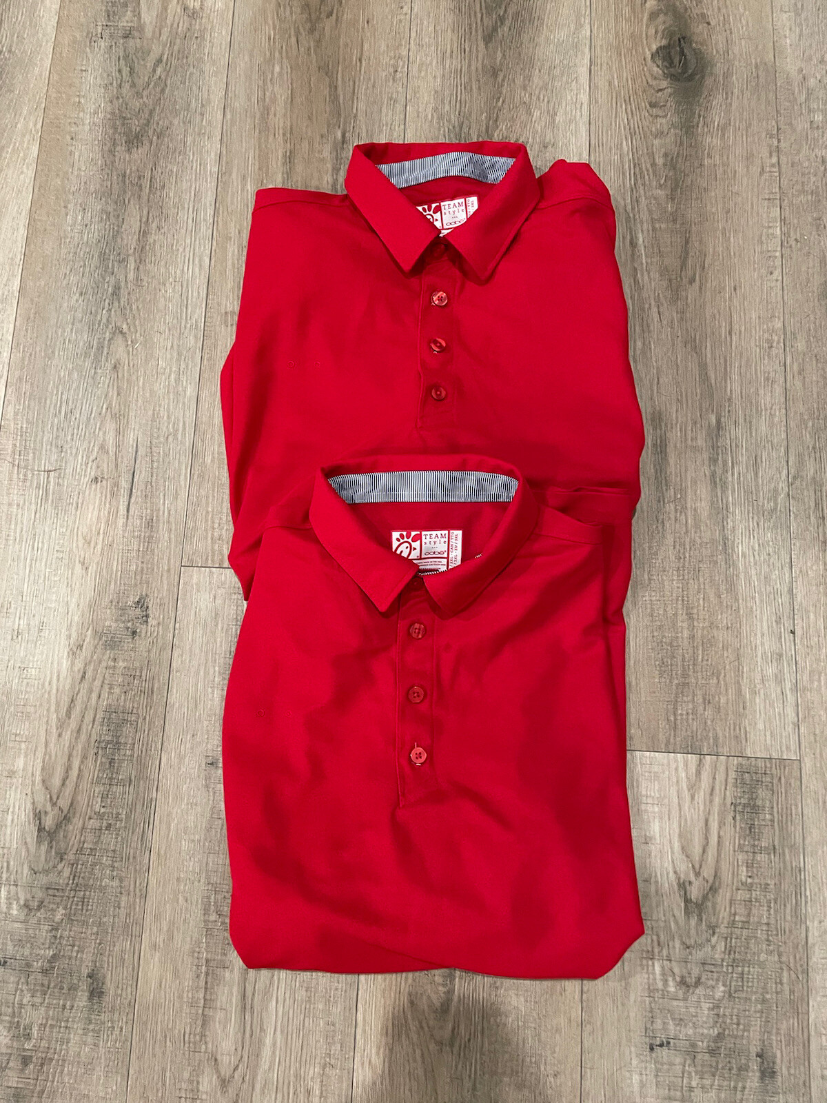 Oobe ChickFilA Team Style Uniform Polo Shirt Size 2… Gem