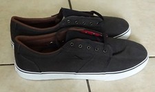 Zapatos de lona Lakai FURA tenis/patín negro/marrón, para hombre talla 13