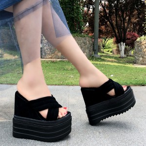 sexy black wedges
