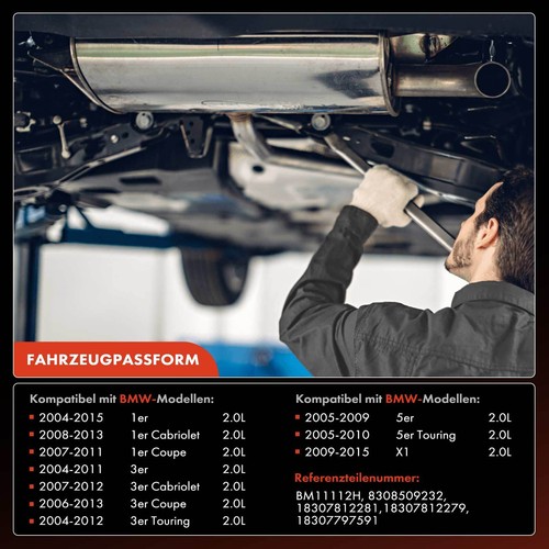 DPF Dieselpartikelfilter für BMW 3er E90 E91 E92 E93 325d 5er E60 E61 X3 E83 2.0 - Bild 4 von 8