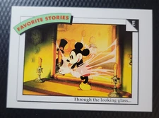 1991 Impel Disney Collector Cards FAVORITE STORIES #32 Through the Looking Glass