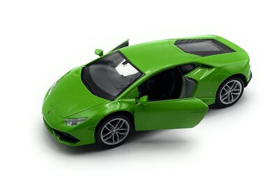 Modellauto Lamborghini Huracan 1:34-39 grün Miniatur Fahrzeug