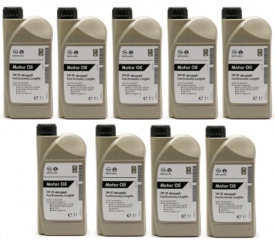Original GM Genuine Opel 5W-30 dexos2 Longlife 1942000 Motoröl 9x 1l = 9 Liter