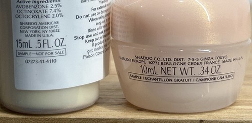 Shiseido Benefiance Day Emulsion 15ml/.5 oz & Night Cream .34oz Travel Size Set - Picture 4 of 5