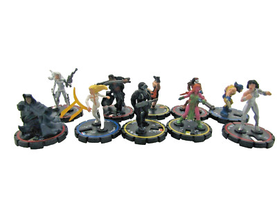 10 Wizkids Marvel Comics 2004 Mutant Mayhem Plastic Figurines Game Pieces Lot 06