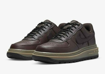 NIKE Air Force 1 Luxe DN2451-200 Brown Basalt Black Gum Dark brown Brown |  eBay