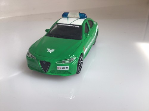 CORPO FORESTALE DELLO STATO Alfa Romeo Giulia 2.0 Pattuglia Die Cast Model 1/43 - Foto 2 di 10
