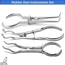 Endodontics Light Ivory Stokes Brewer Rubber Dam Clamps Restorative Instruments