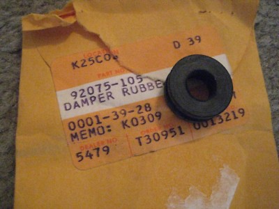 Kawasaki KZ650 KZ1000 KZ400 92075-135 FENDER DAMPER RUBBER - Moto Dobson Kawasaki KZ650 KZ1000 KZ400 92075-135 FENDER DAMPER RUBBER - Moto Dobson