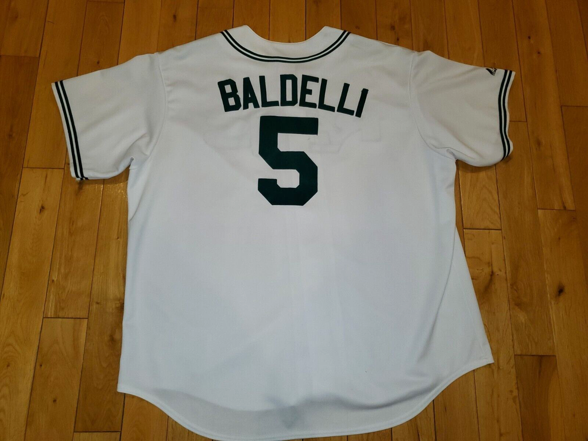 2003 Majestic Rocco Baldelli TAMPA BAY DEVIL RAYS 5 Stitched MLB