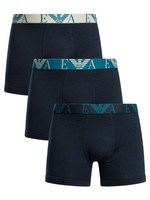 Emporio Armani 3Er Boxershorts, Blau - XL