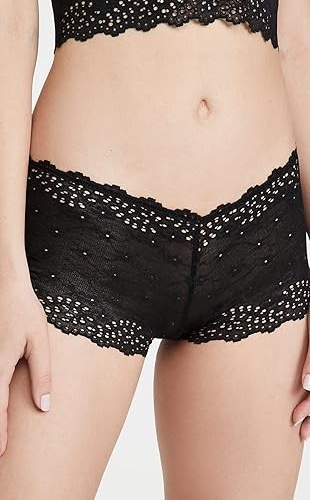 b.tempt'd by Wacoal Women's Inspired Eyelet Boyshorts Panty, Night