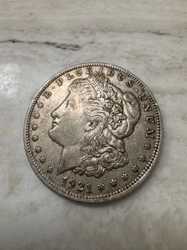 1921 Morgan Silver Dollar - Last Year Issue 90% $1 Bullion *588