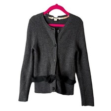 Burberry Kids Charcoal Ribbed Sweater. Size 8. Great Condition