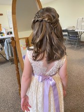 Bohemian Ivory Flower Girl Dress 6/7