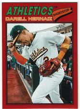 2026 Topps Heritage - Darell Hernaiz #66 Red Border (SP)