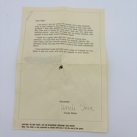 Nintendo NES - manual w/ letter for Startropics - original, authentic