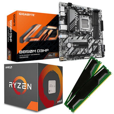 TOP GIGABYTE B850 Aufrüst-Set AMD RYZEN 5 7600 6x 3,8GHz / 16GB DDR5 / PCIe 5.0