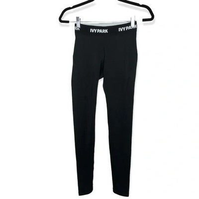IVY PARK Beyonce Women's Black Leggings 7/8 Length Size XS