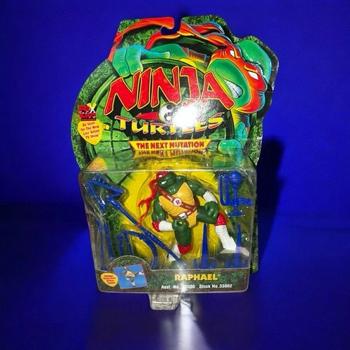 Vintage 1997 Playmates TMNT Raphael The Next Mutation Action Figure New