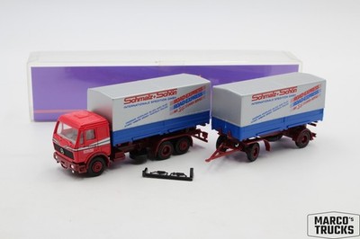 Albedo MB NG 2435 Hängerzug Schmalz+Schön Hamburg Fellbach 1:87 /AL1869