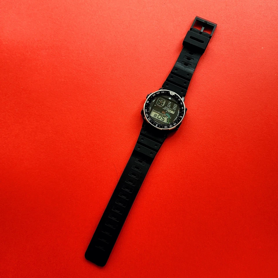 Citizen Windsurfer Watch Promaster Vintage LCD Quartz D060-086970 42-8035 Repair - Image 3 of 4