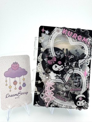New Kuromi  Acrylic Shaker Mini Notebook (A7 size- Small)