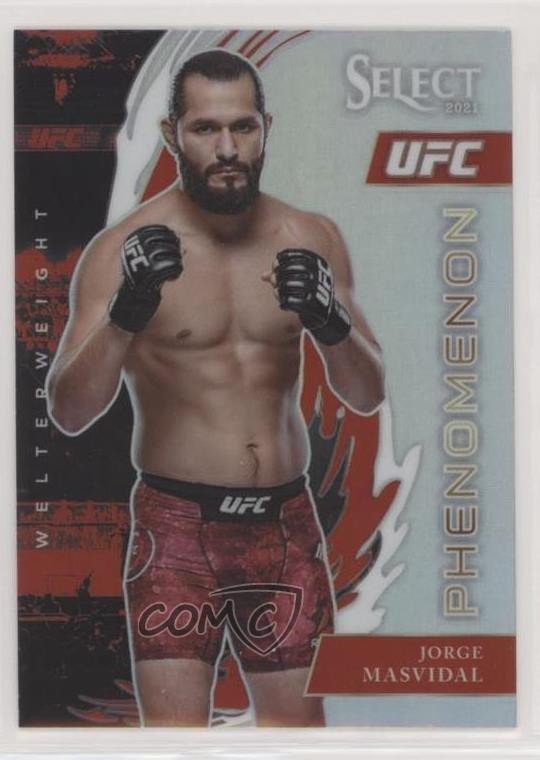 2021 Panini Select UFC Phenomenon Silver Prizm Jorge Masvidal #6 0f3j