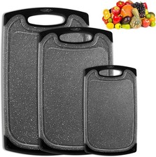 Chopping Board Set - 3 Pieces Chopping Boards - 38x24cm / 35x21cm / 25x15cm - No