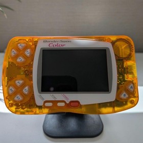 Wonder Swan Color Body Crystal Orange IPS LCD V2 Maintenance completed
