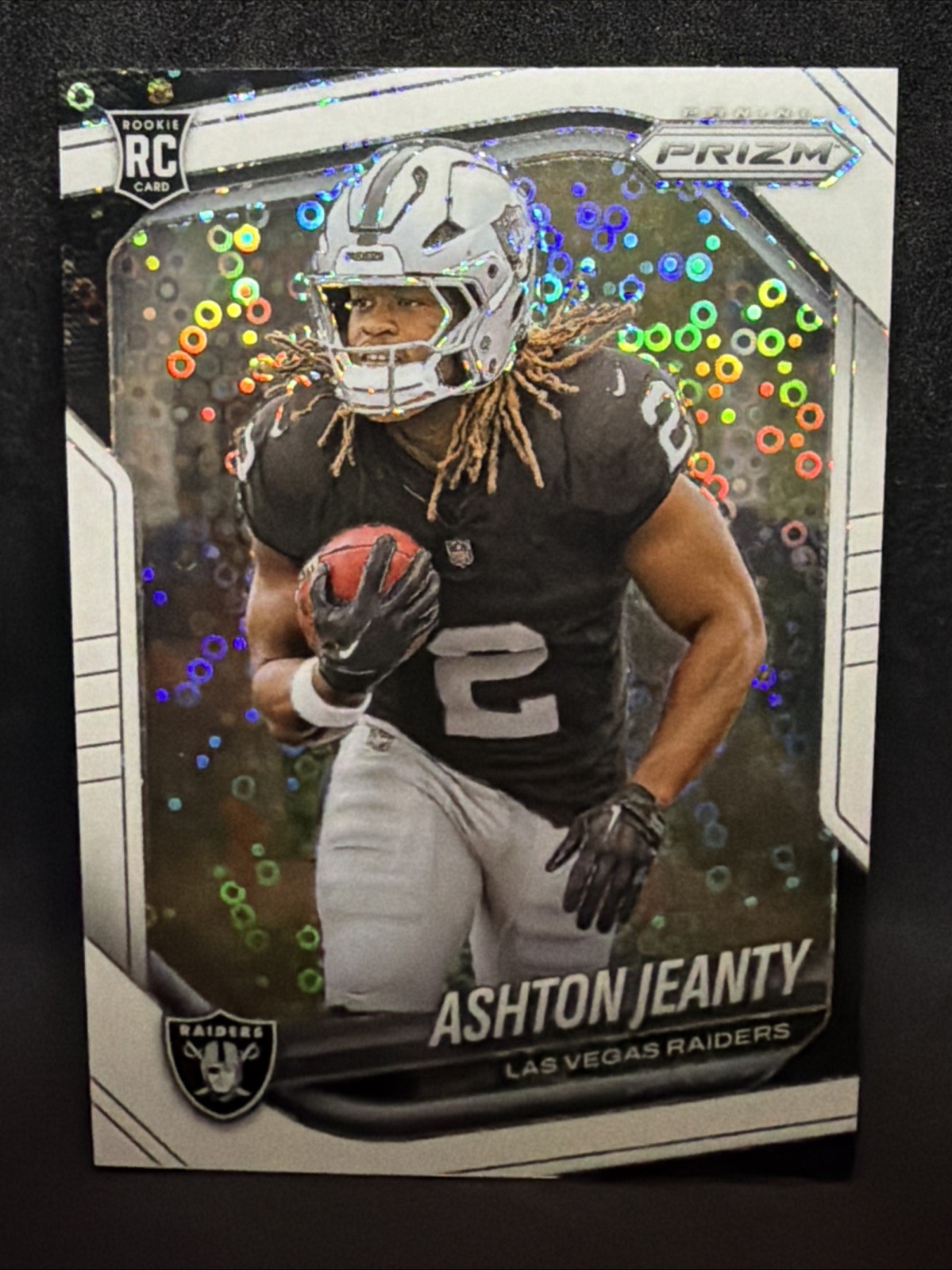 2025 Panini Prizm - Rookies Ashton Jeanty #315 White Disco Prizm (RC)