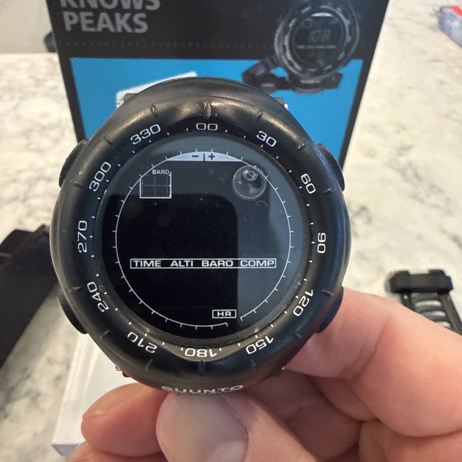 Suunto Vector HR BLACK Sports Watch/Battery change required