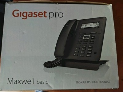 Gigaset Maxwell Basic PRO - Professionelles IP VoIP Schreibtischtelefon - gebraucht
