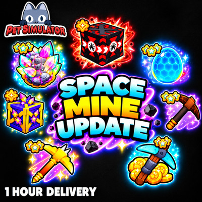   SPACE MINE ITEMS PS99  PET SIMULATOR 99 - CHEAPEST!  