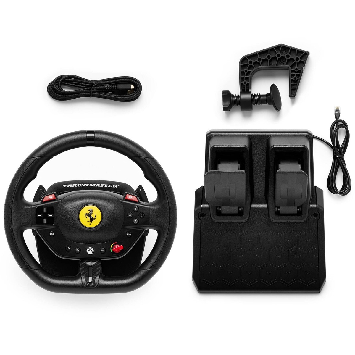 Thrustmaster T98 Ferrari 296 GTS Wheel Pedal Set 240° (PC Xbox