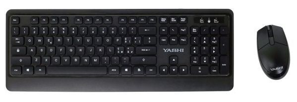 My537 tastiera mouse incluso casa rf wireless qwerty inglese britannico nero - Immagine 3