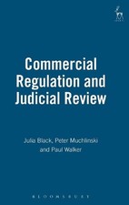 Commercial Regulation and Judicial Review by Julia Black (English) Hardcover Boo