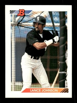 1992 Bowman Baseball 208 Lance Johnson NM or better BXCP49