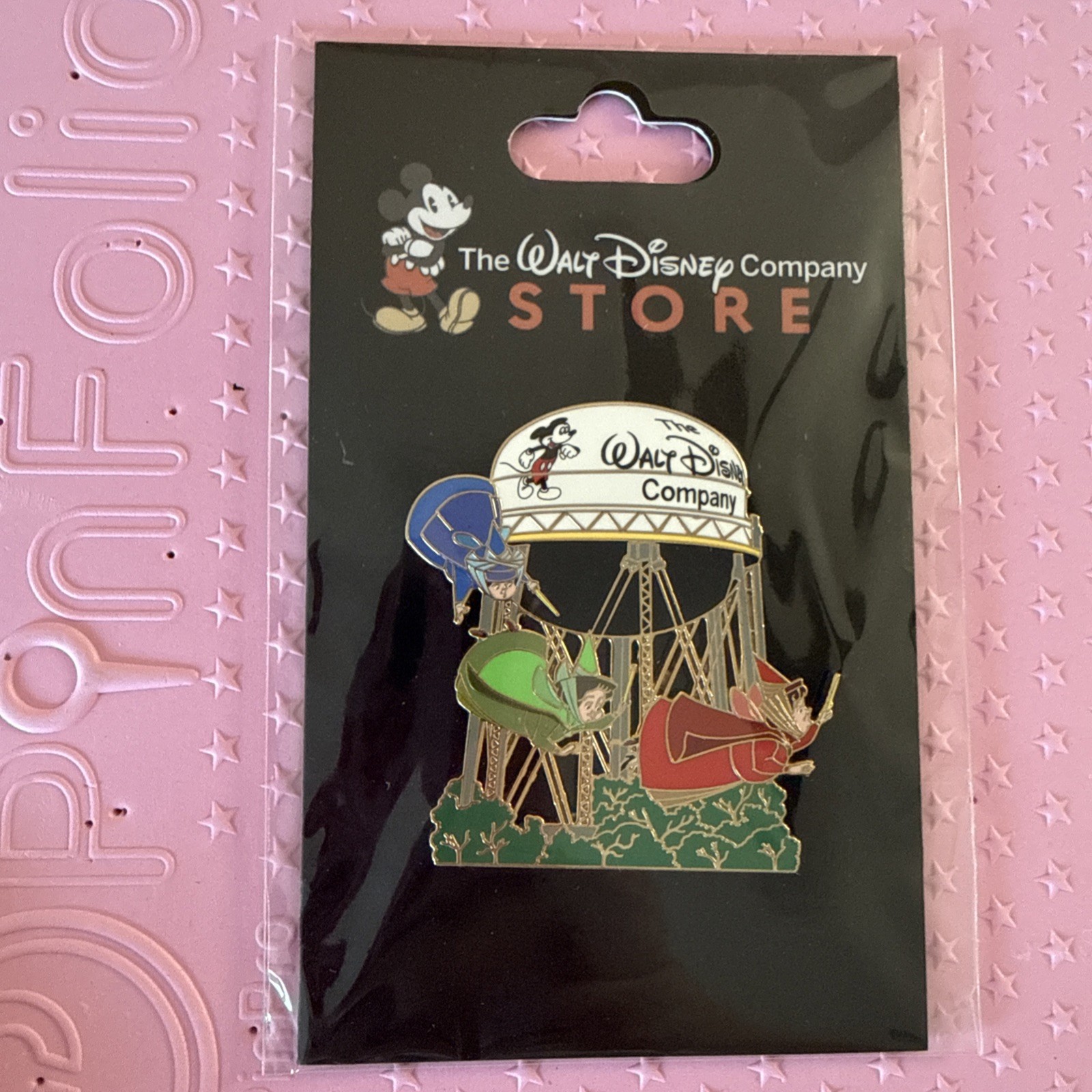 Disney Company Store DEC Water Tower & 3 Fairies Pin