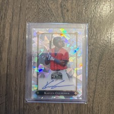 2025 Leaf Metal Kaelen Culpepper Auto Crystal Silver /25 🔥Twins🔥