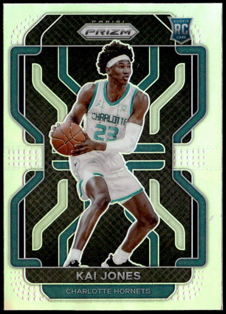 2021-22 Panini Prizm #323 Kai Jones Silver Rookie E1