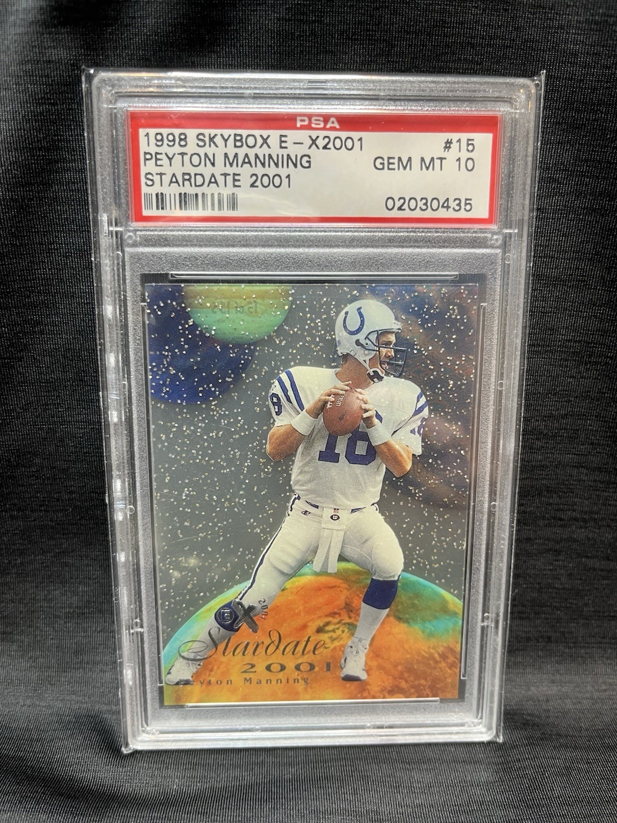 Peyton Manning Skybox E-X2001 Stardate 2001 #15 Base