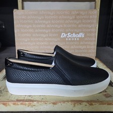 Size 9 Dr Scholl's Women's Nova Slip-on Comfort Shoes Black Sneakers