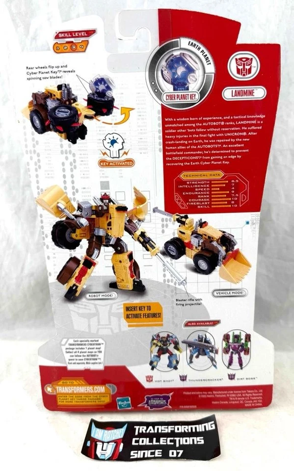 Transformers Cybertron RID Deluxe Class Landmine MOSC - Image 2 of 2