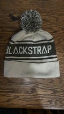 BlackStrap Pom Beanie Classic Mid Length Jaquard Acrylic Knit Oatmeal New