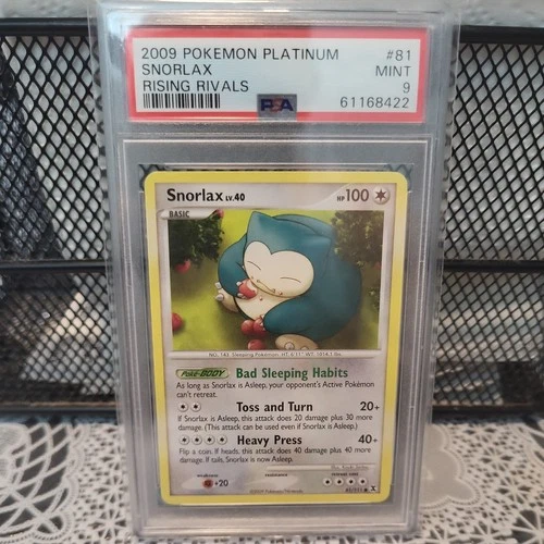 2009 Pokémon Platinum Snorlax Rising Rivals #81/111 PSA 9