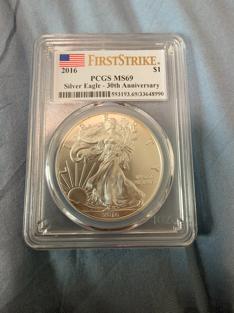 American Eagle MS 69 Graded 2016 Silver Bullion Coins for sale | eBay